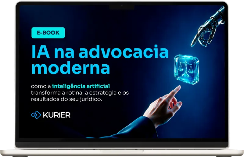 Capa do e-book IA na Advocacia Moderna