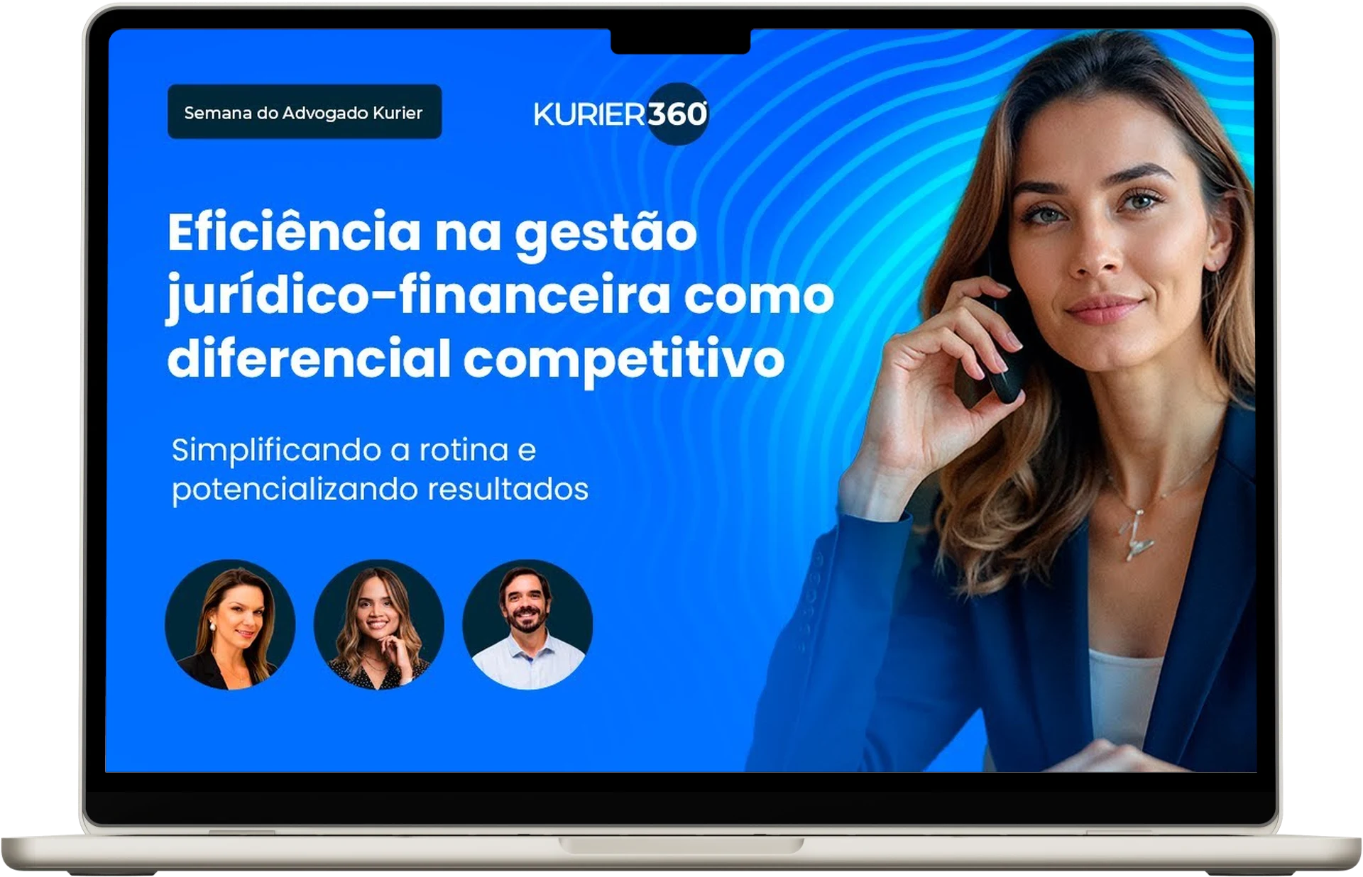 Capa do webinar Eficiência na gestão jurídico-financeira como diferencial competitivo