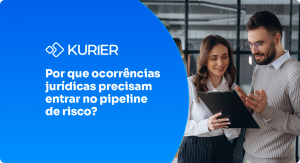 Capa Blog Kurier | Por que ocorrências jurídicas precisam entrar no pipeline de risco?
